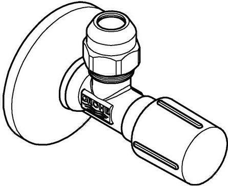 Actual product image Grohe Eckventil