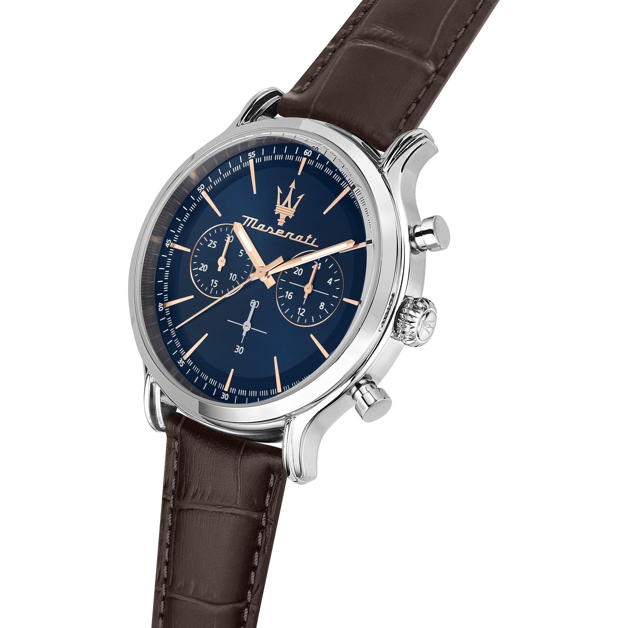 Thumbnail - Maserati, Armbanduhr, Epoca, Silber, (Chronograph, 42 mm)