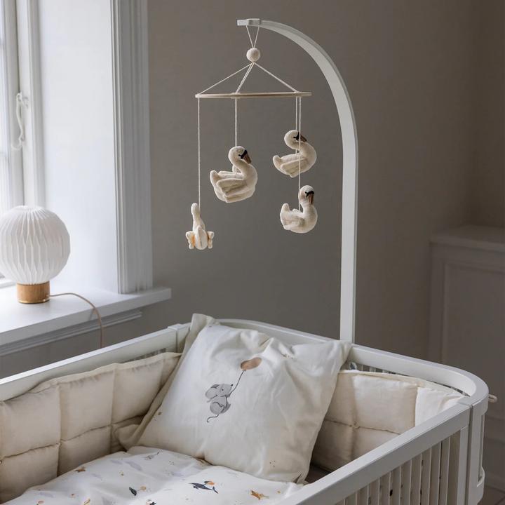 Actual product image Sebra Mobile-Halter aus Holz, classic white