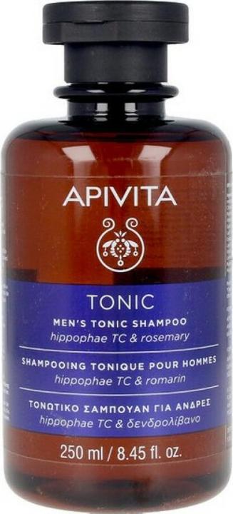 Actual product image Apivita MEN TONIC Shampoo 250 ml (250 ml, Liquid shampoo)