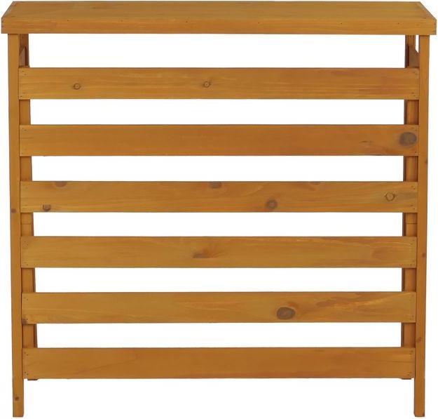 Produktbild Mendler Verkleidung für Klimaanlage/Wärmetauscher Q15, Abdeckung Holz FSC®-zertifiziert 78x84x32cm, natur