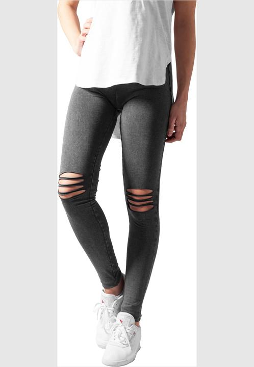 Immagine prodotto Urban Classics Leggings al ginocchio tagliati da donna (XS)