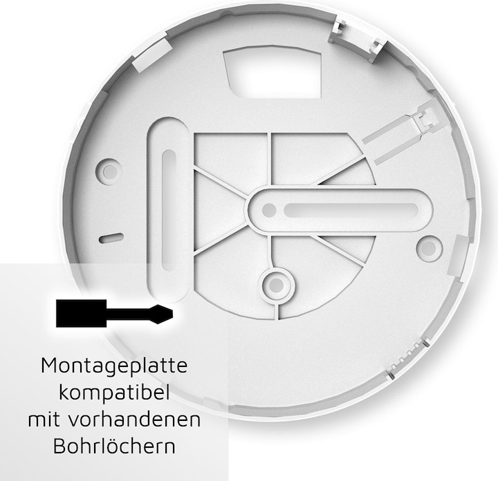 Image du produit Ei Electronics Détecteur de fumée convertible en radio, peut être mis en réseau Fonctionne sur piles