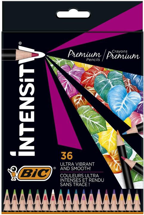 Produktbild Bic Farbstifte Intensity (Mehrfarbig, 36 x)
