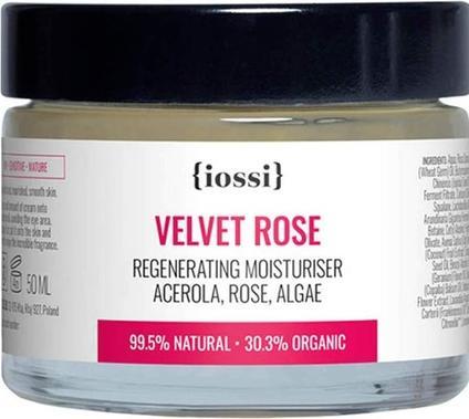 Actual product image Iossi Velvet Rose Face Cream Regenerating Moisturising Acerola. Rose. Algae 50Ml (50 ml, 24h cream)