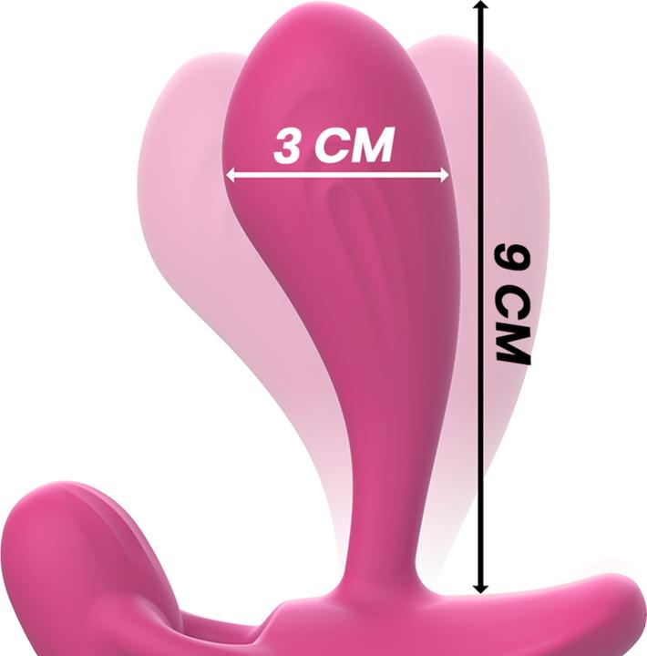 Actual product image Intense Shelly Anal Plug Remote Control Pink