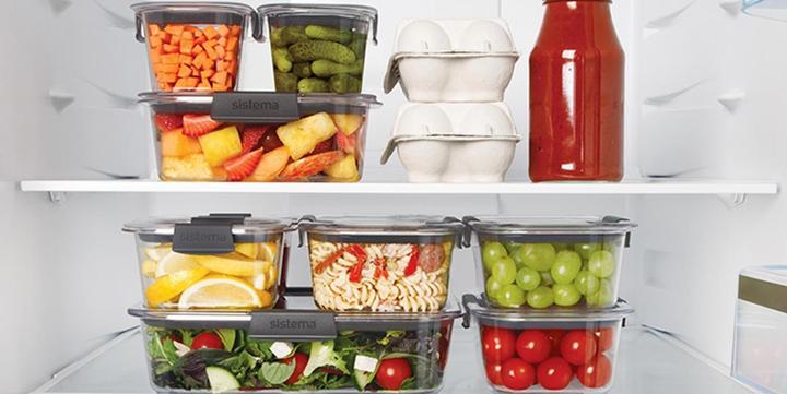 Produktbild Sistema 55115 food storage container Rectangular Box 2 L Black, Transparent (2 l)