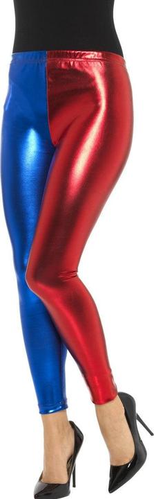 Smiffys Harlequin Leggings (Metallic) (M)