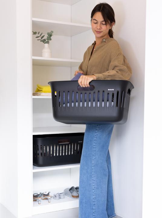 Image du produit Brabantia Wäschekorb Collect IT 2 x 40 l, Schwarz (40 l)