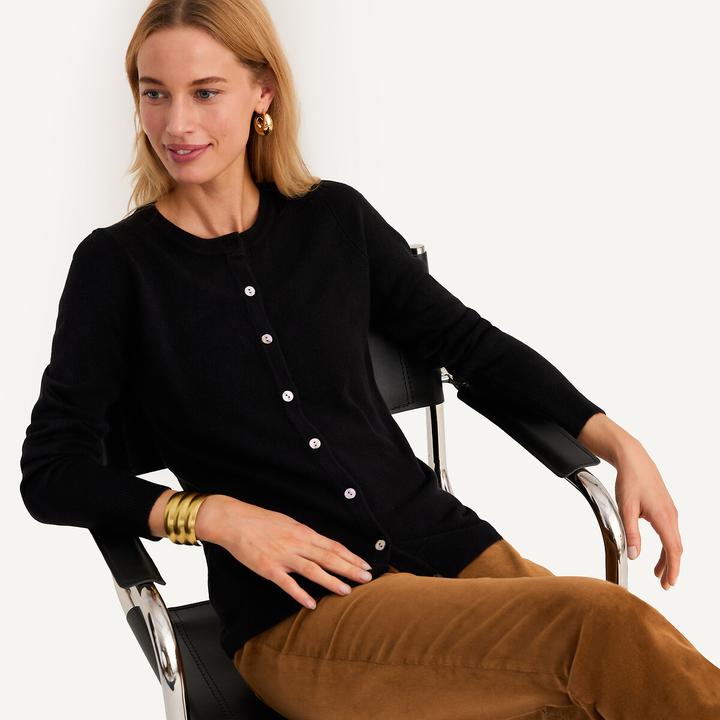 Immagine prodotto Anne Weyburn Angenehm weiche Strickjacke mit Rundhalsausschnitt (S)