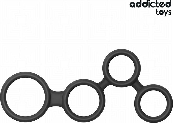 penisring hoden Penisring-Set aus Silikon, 4 Teile, 3 main image 0