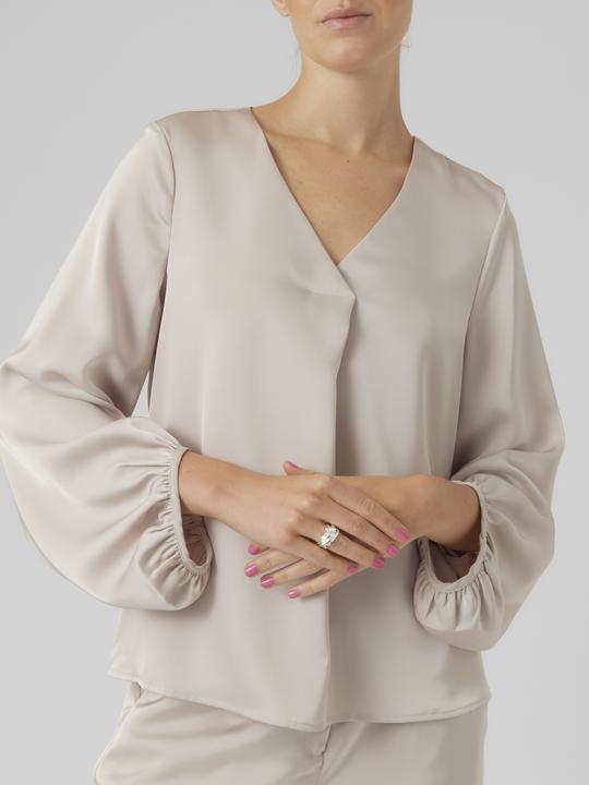 Produktbild Vero Moda Vmlovie L/S V-Neck Detail Top Wv Pop6 Ga Top (XS)