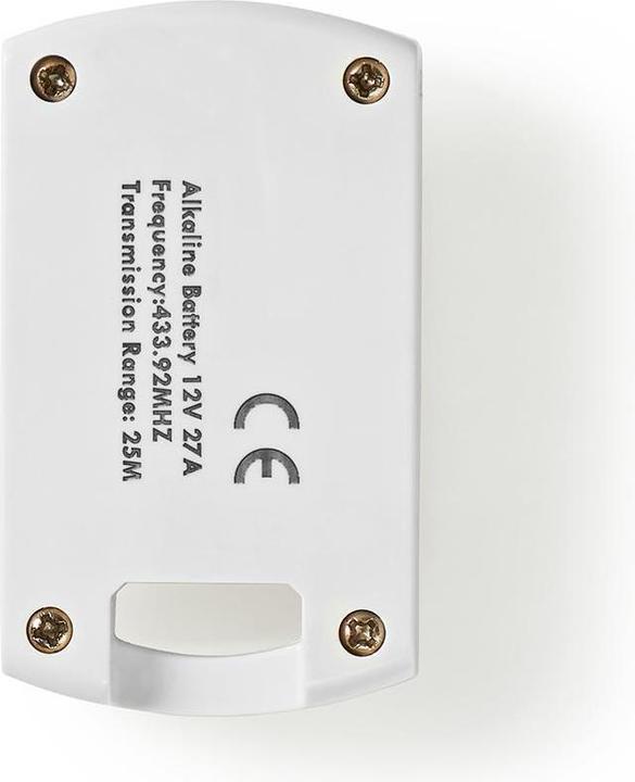 Immagine prodotto Nedis Telecomando RF a 2 canali - Bianco (Telecomando universale, Radio frequenza (RF))