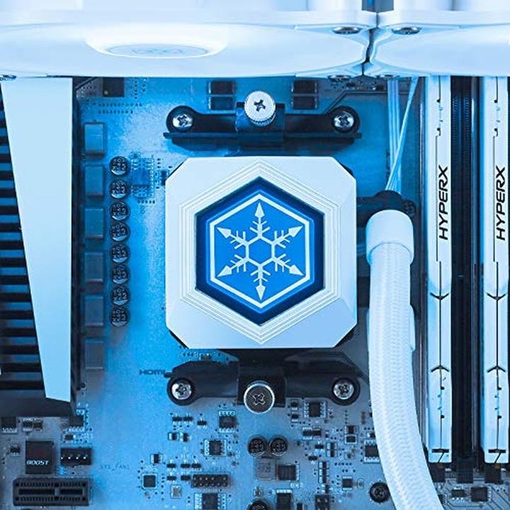 Actual product image Silverstone Permafrost PF240W-ARGB, V2 complete water cooling system