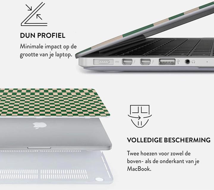 Actual product image Burga Hard Case Apple MacBook Air M2 A2681 - Ivy League (13.60", Apple)