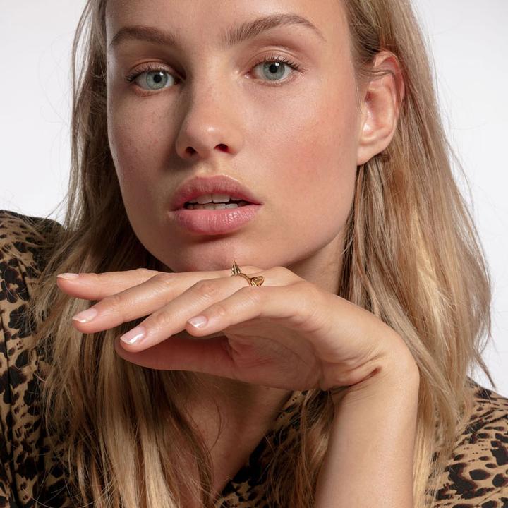 Produktbild Thomas Sabo Ring Katzenohren gold (56, 925 Silber)