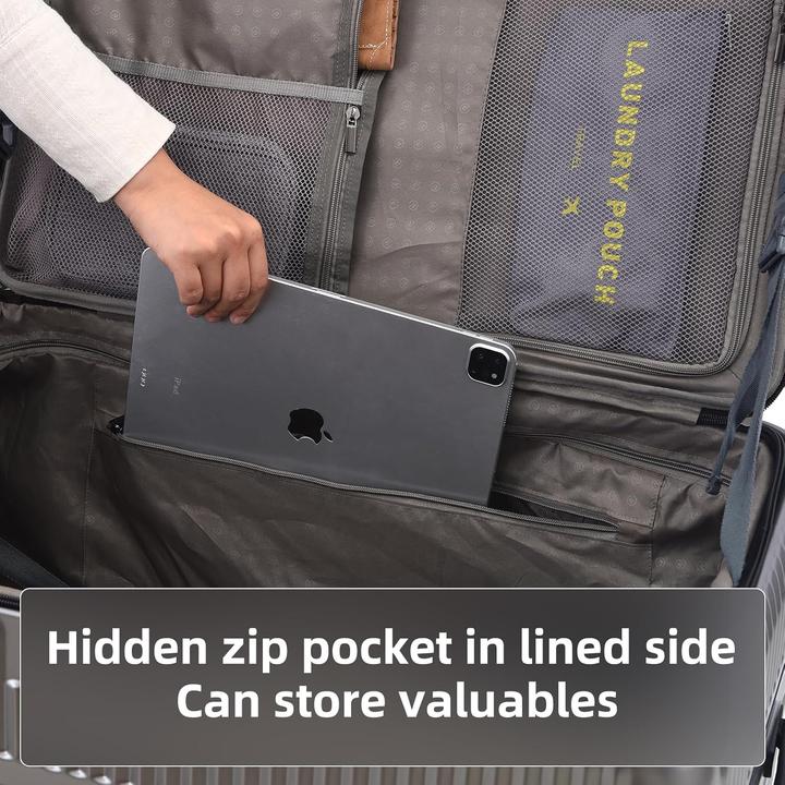 Actual product image TydeCkare Aluminiumgepäck mit 360°-Rädern, TSA-Schloss (113 l)