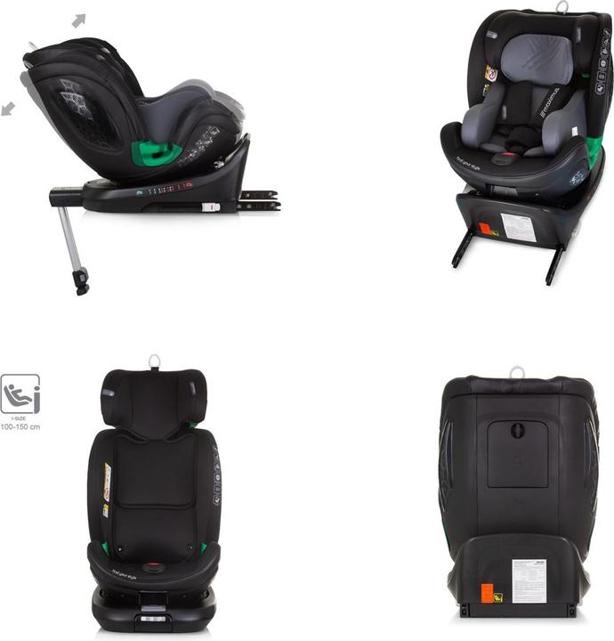 Actual product image Chipolino i-Size Maximus child seat (Reboarder, ECE R129/i-Size Standard)