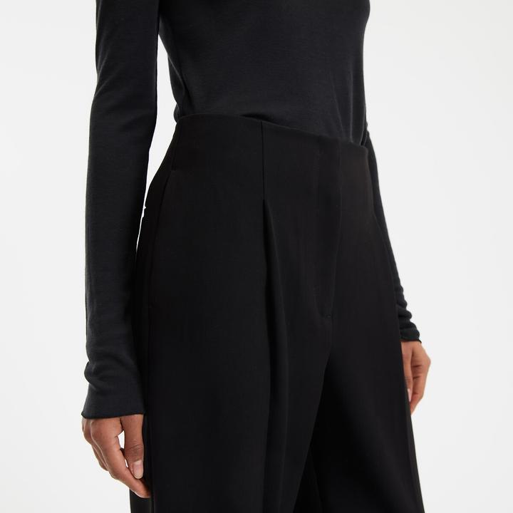 Immagine prodotto La Redoute Collections Gerade geschnittene Hose mit hoher Taille aus Polyviskose (Banda radio 38 (2600 MHz))