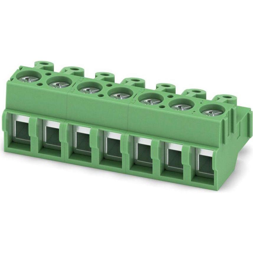 Phoenix Contact PHOE Leiterplatten-Anschlussklemme, Elektronikkabel + Stecker, Grün