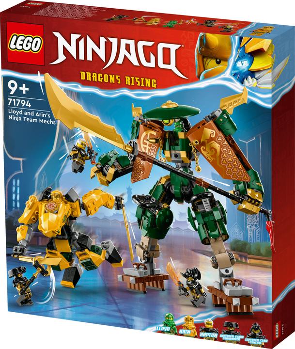 Produktbild LEGO Lloyds und Arins Training-Mechs (71794, LEGO Ninjago)