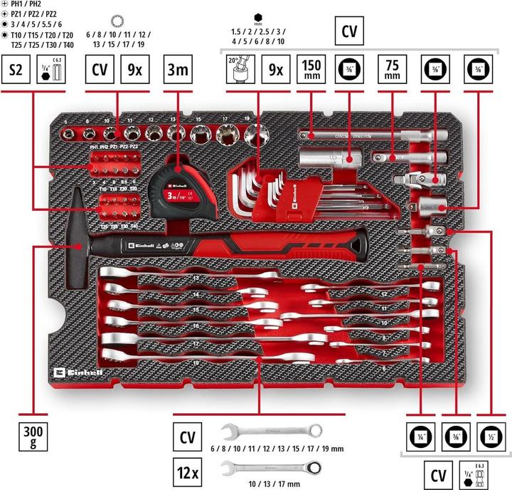 Produktbild Einhell E-Case 370570 (80 Teile)