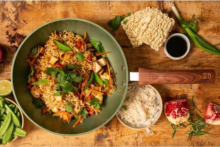 Actual product image Just Vegan Frying pan (Frying pan, Aluminium, 28 x 6 cm)