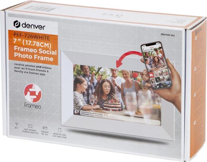 Produktbild Denver Frameo PFF-726 (7", 1024 x 600 Pixel)