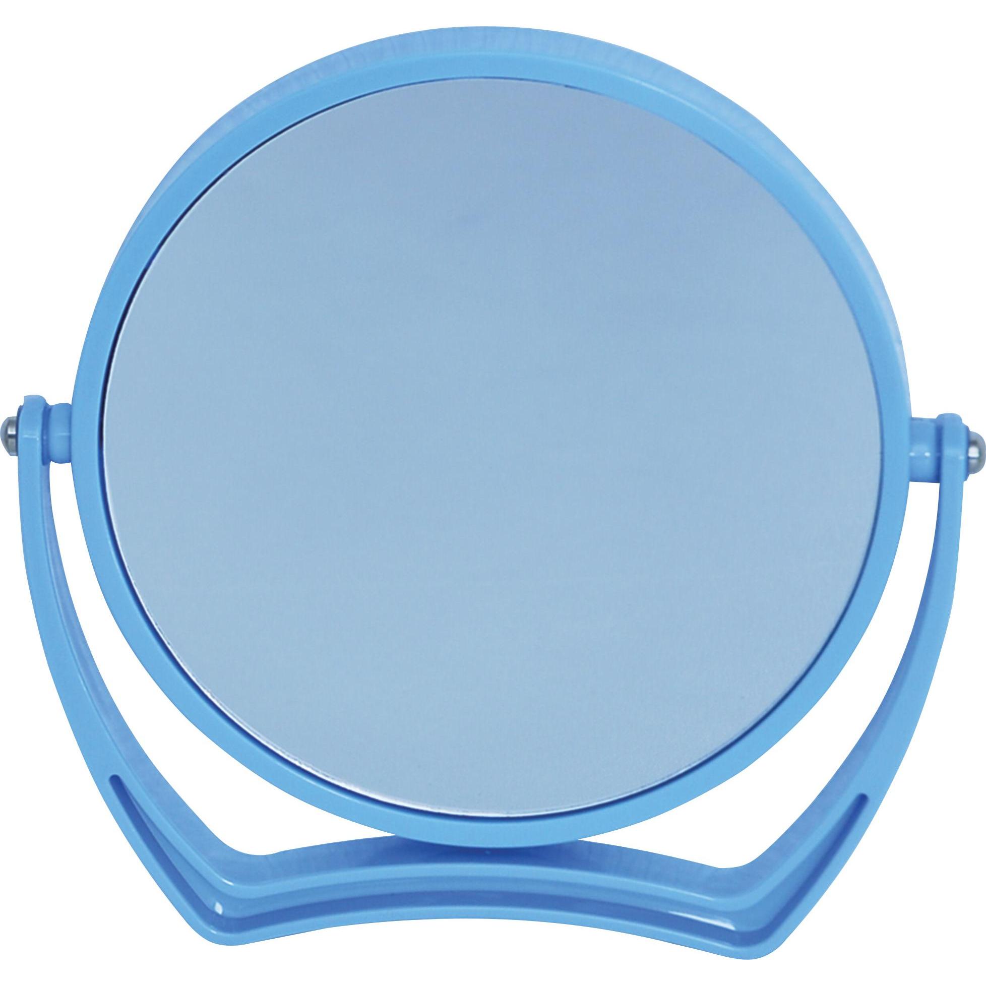 MSV, Specchio cosmetico, Miroir Rond - Par 6 Livres En - Differents Coloris (19 x 2 x 18 cm)