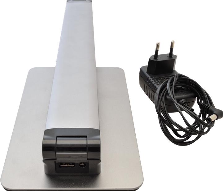 Produktbild Tracon LED Tischleuchte aus Metall mit USB Laden-Ausgang