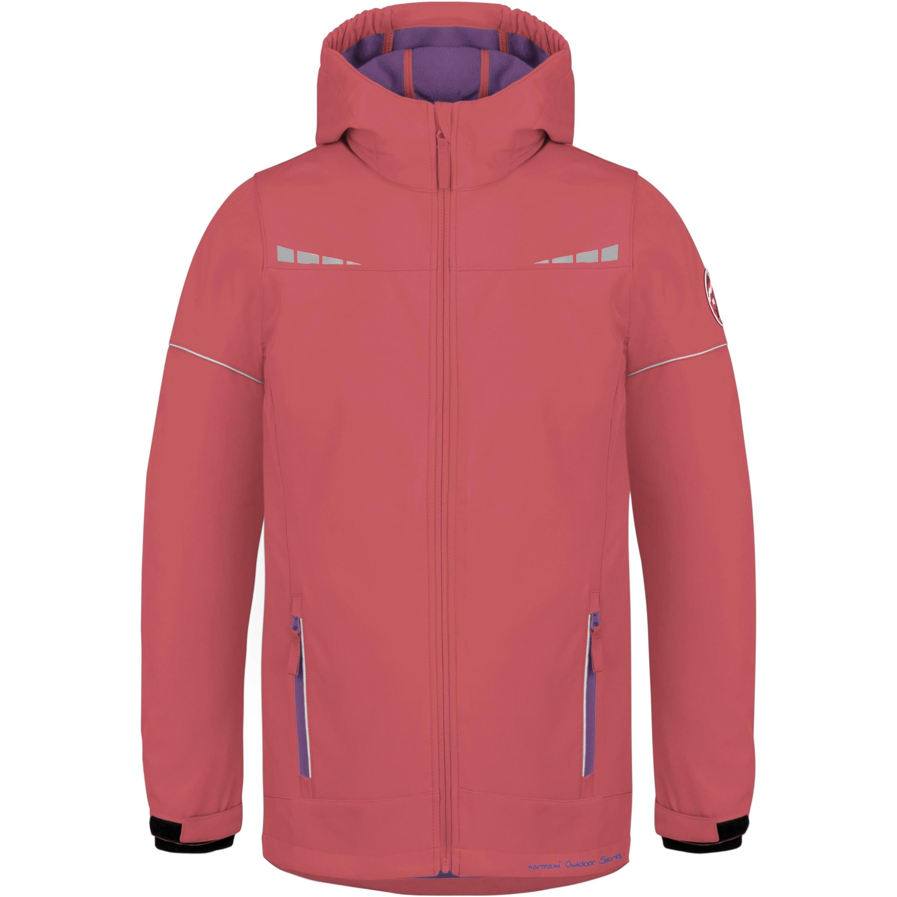 Normani, Unisex, Jacke, Kinder Softshelljacke Galway (134, 140), Rosa, 140, 134