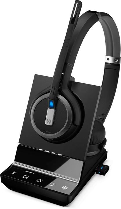 Actual product image EPOS IMPACT SDW 5066T EU/UK/AUS Wireless DECT Headset UC ready with base station for phone mobile an (Wireless, USB-A)