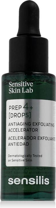 Actual product image Sensilis Prep 4+ Anti-Aging Peeling Serum Drops for Improved Cell Renewal (30 ml)