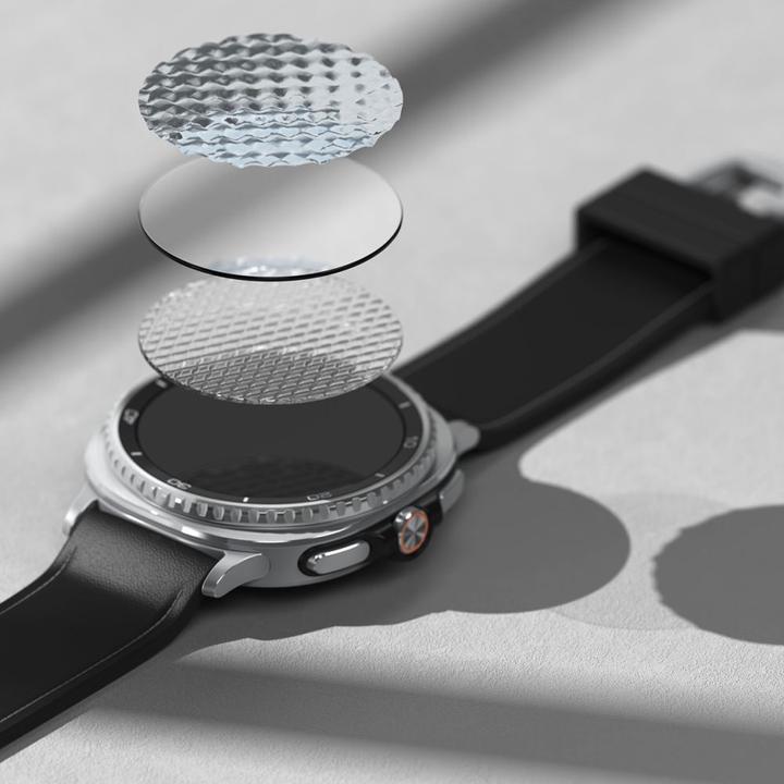 Produktbild Ringke Tempered Glass Pro 2er-Pack für Samsung Galaxy Watch 8 46mm - transparent