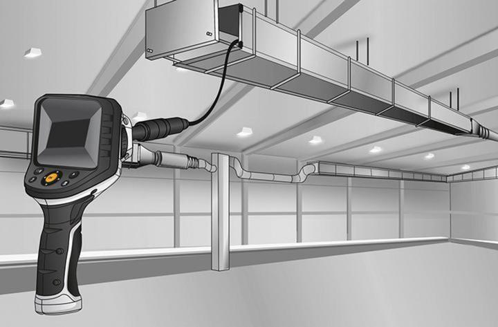Actual product image Laserliner Endoscope Professional video inspection system for visual inspection of hard-to-reach ste