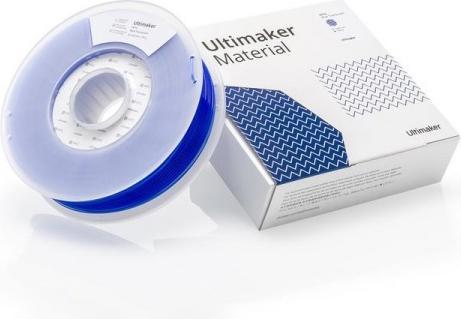 Actual product image Ultimaker PETG - Blue Translucent - 2.85mm (PETG, 2.85 mm, 750 g, Blue)