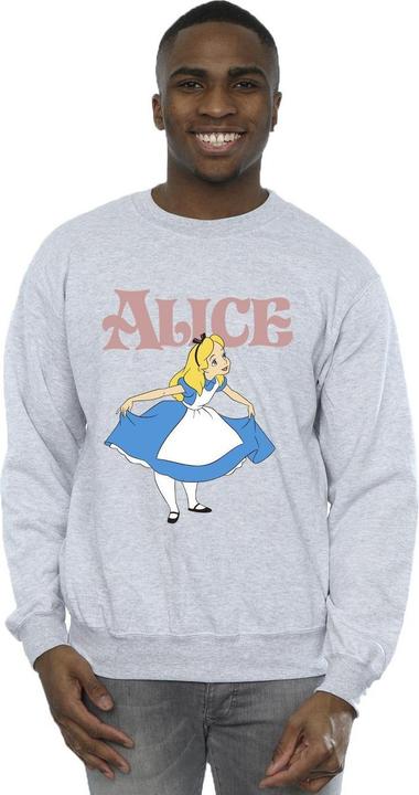 Actual product image Disney Mens Alice In Wonderland Take A Bow Sweatshirt (XL)