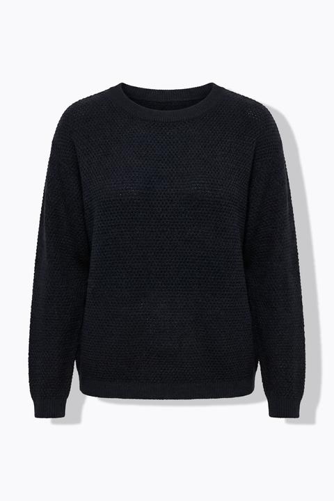 Produktbild Studio Untold Pullover, Boxy Shape, Lochstrick, Langarm (54, 56)