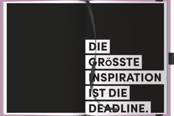 Produktbild Projekt-Meeting Planer Flieder (A5, Liniert, Harter Einband)