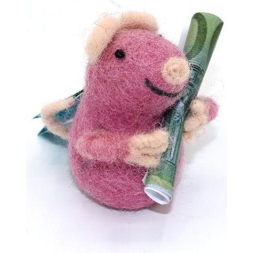Jojo Geldmäuse, 5-7 cm, pink.U004-04 (7 cm)