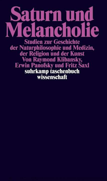 Produktbild Saturn und Melancholie (Deutsch, Erwin Panofsky, 1992)