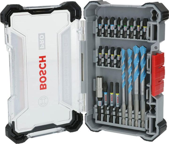 Productafbeelding Bosch PRO Slagschroevendraaier bits en Multi Bouwboor gemengde set, 20 stuks.