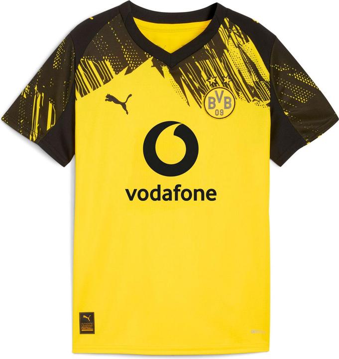 Puma BVB Home Jersey Replica Jr with Sponsor