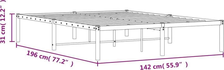 Actual product image vidaXL Jard (135 x 190 cm)