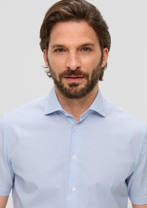 Produktbild s.Oliver Hemd Kurzarmhemd aus Baumwollstretch (42)