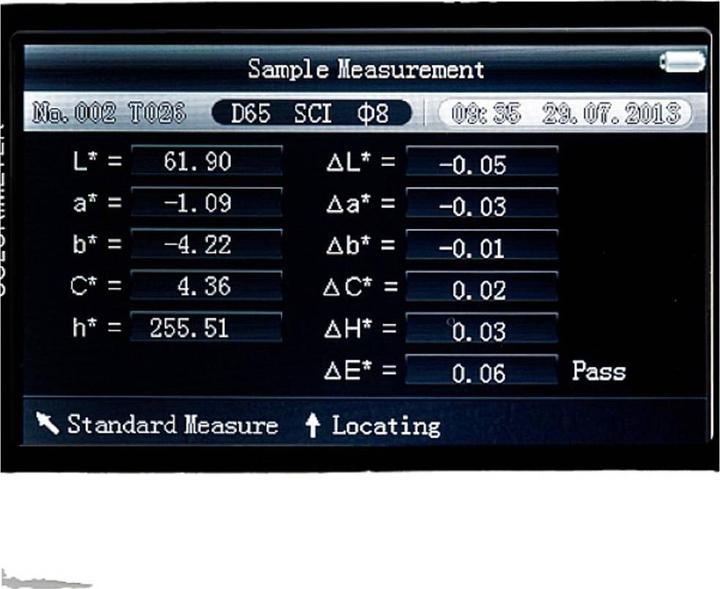 Actual product image PCE Instruments Colorimeter