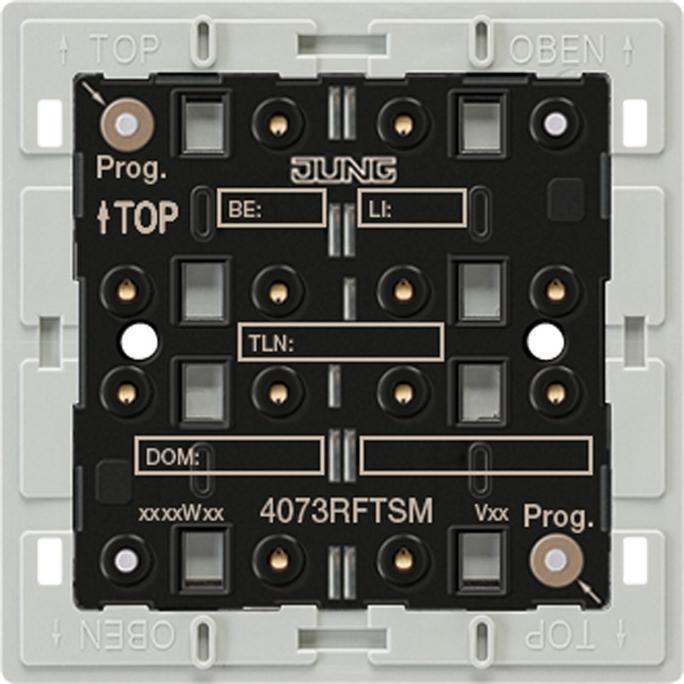 Actual product image JUNG Push-button KNX radio 3pkt incl. coupling 4073RFTSM
