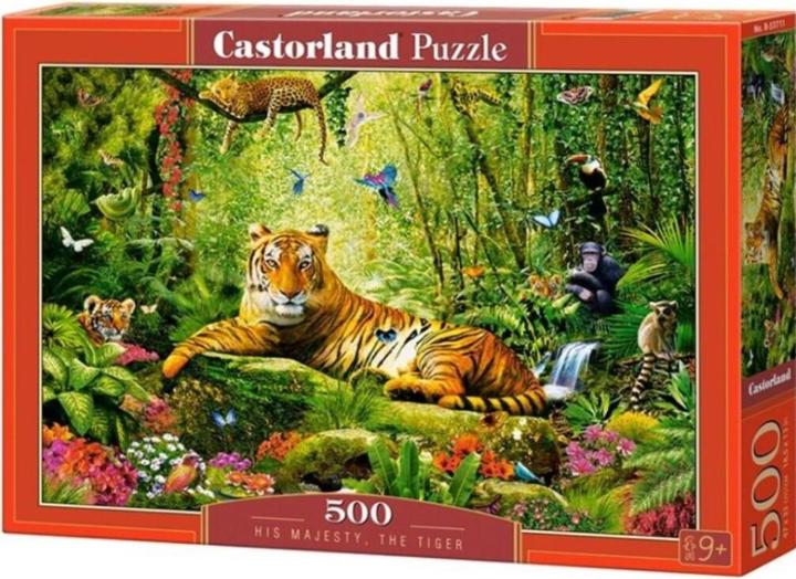 Produktbild Castorland His Majesty, the Tiger Puzzle 500 Teile (500 Teile)