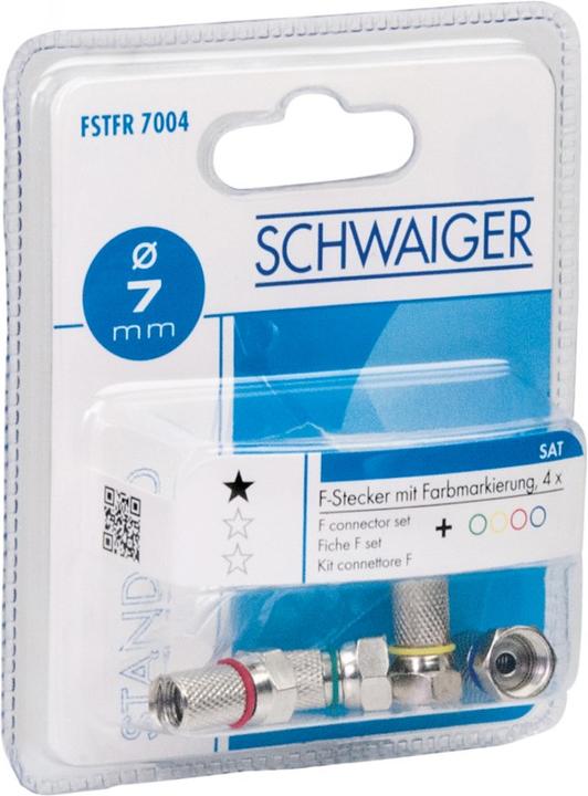 Actual product image Schwaiger FStecker color rings