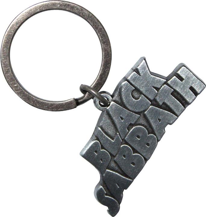 Black Sabbath Silver Wavy Logo Schlüsselanhänger